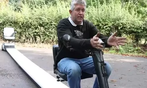 57-year-old man builds the worlds longest mobility scooter