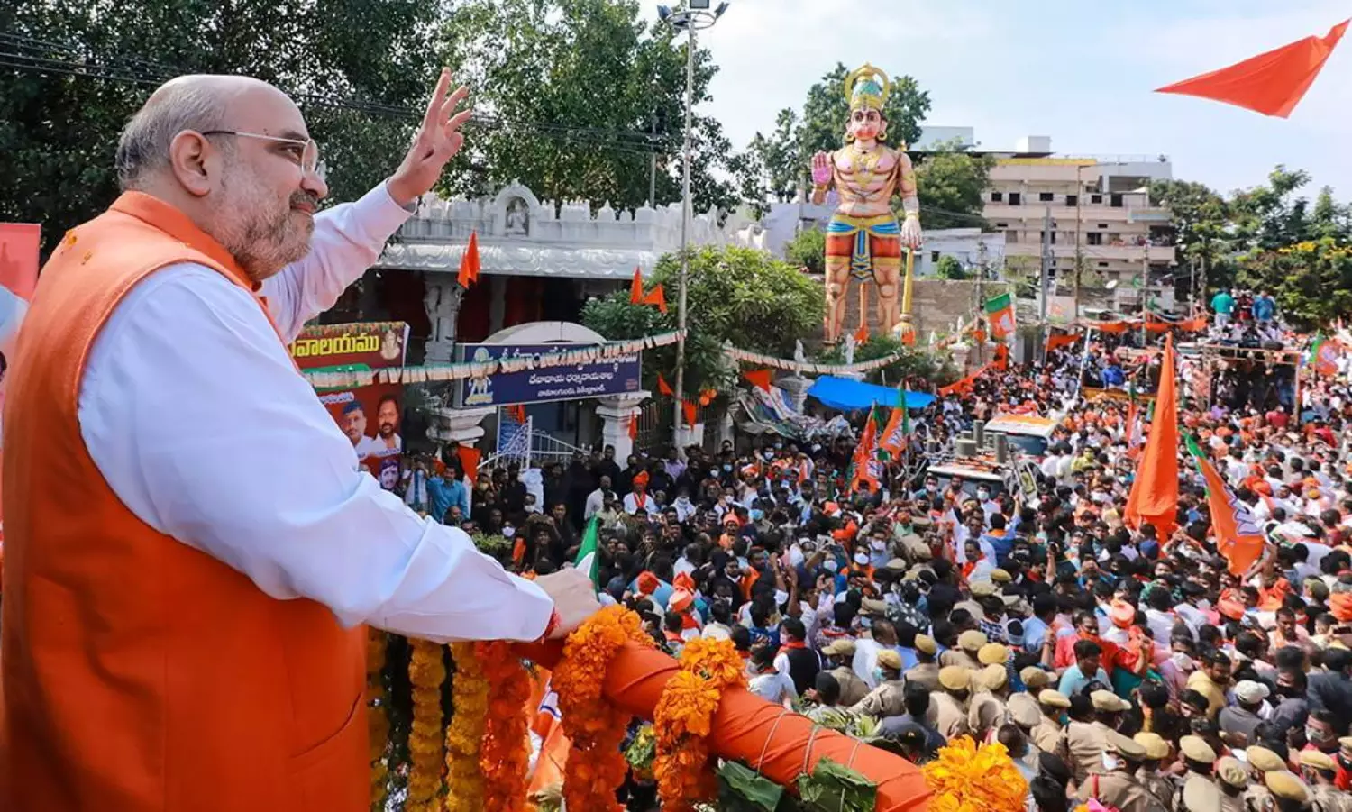 Amit Shah credits Patel for liberating Hyderabad from cruel Nizami rule