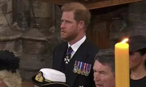 Prince Harry accused of disrespectful act at   Queen Elizabeths funeral
