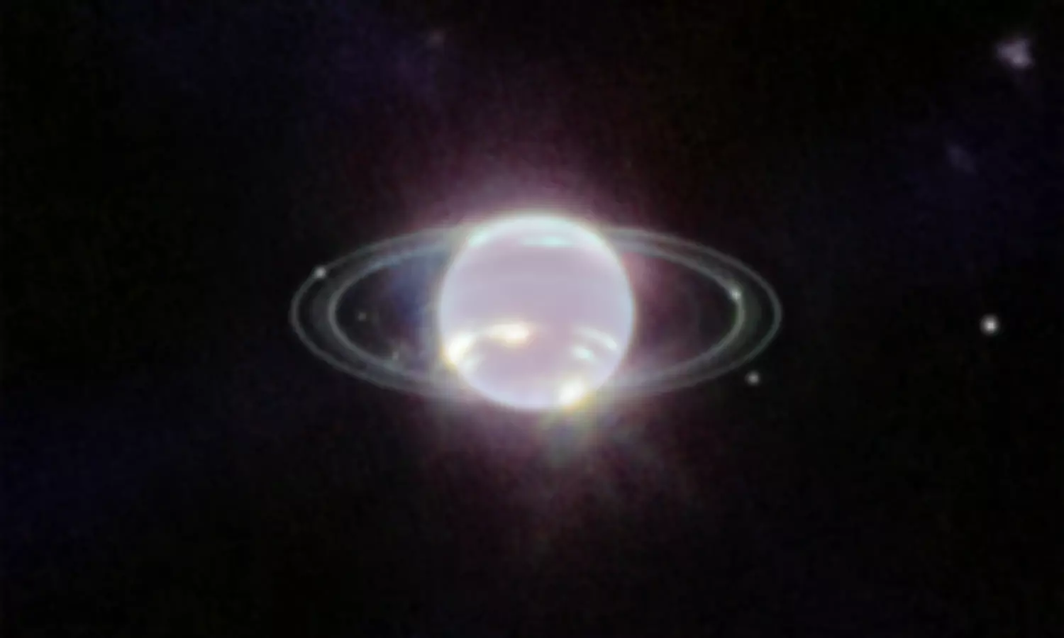 Webb telescope captures the best view of Neptunes rings