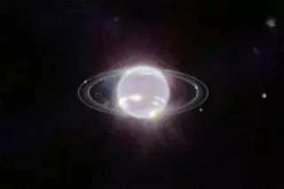 Webb telescope captures the best view of Neptunes rings