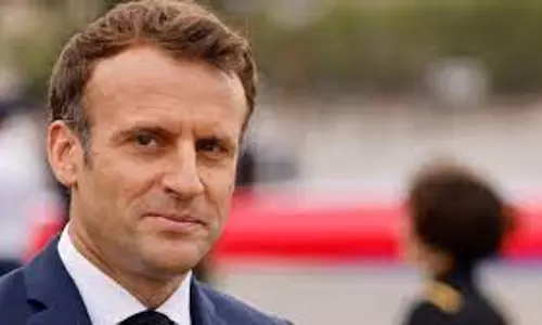 Modi was right French President Macron pats on the back of Modi