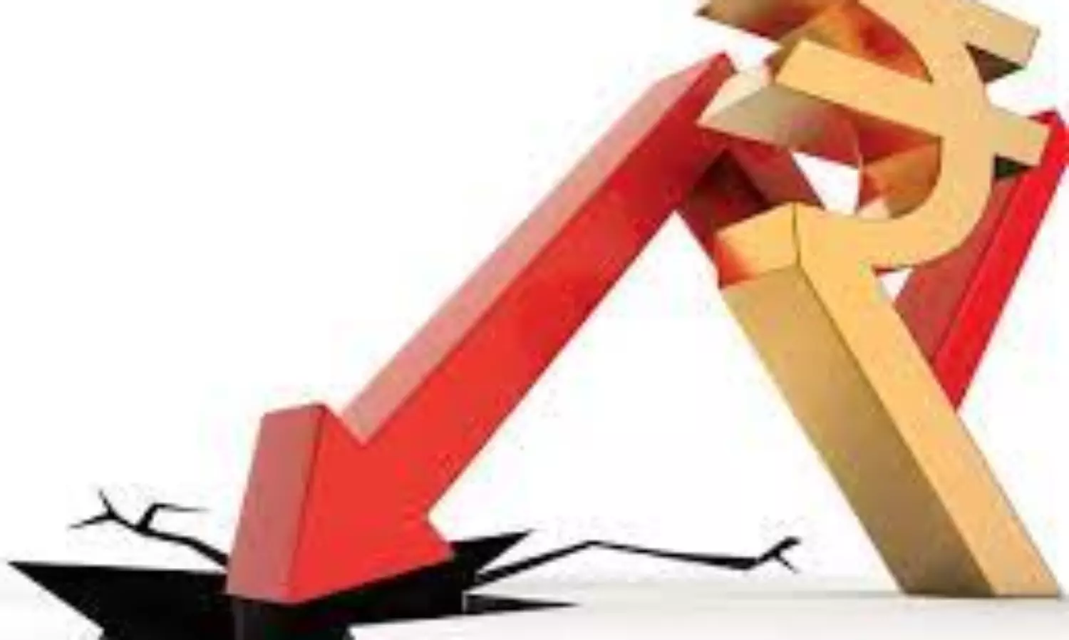 India rupee sees all-time low after falling 43 paise against the US dollar