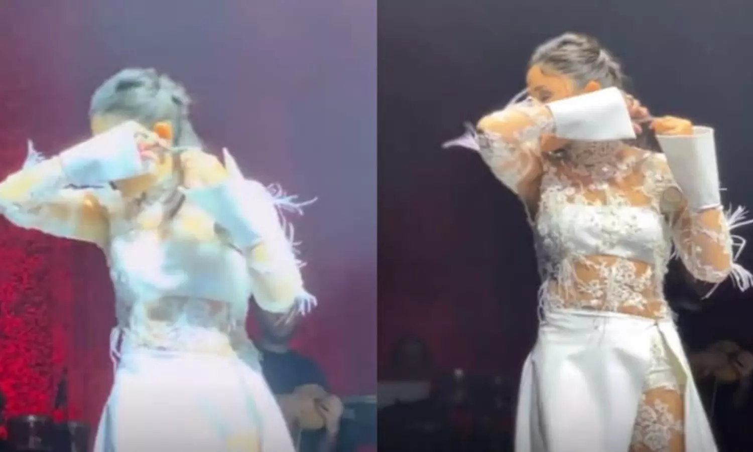 Turkish singer Melek Mosso cuts hair joining anti-hijab protests in Iran