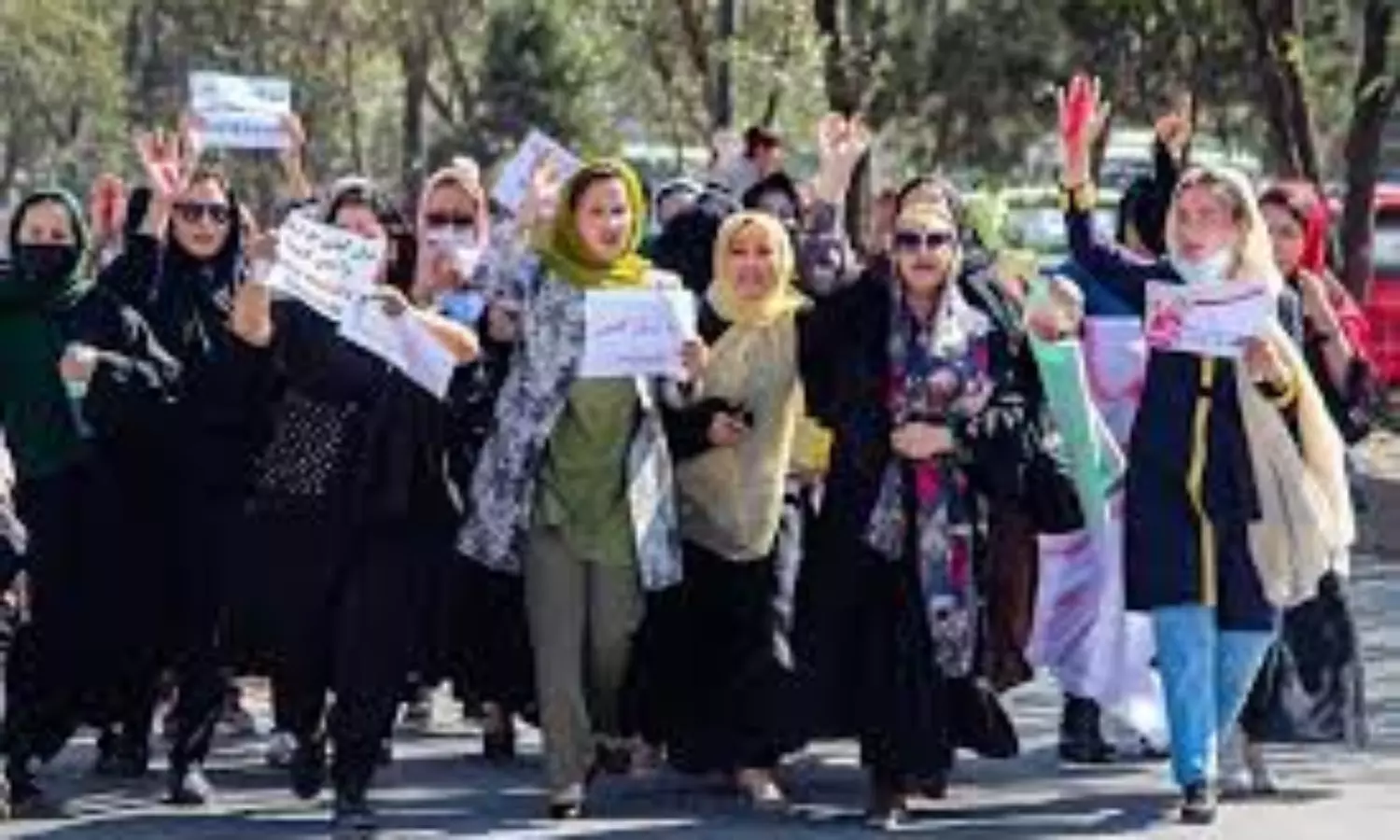 Afghan women take to streets against the Hazara genocide