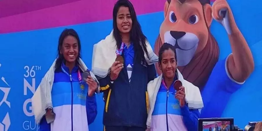 National Games: Assams Astha Choudhury sets record in swimming