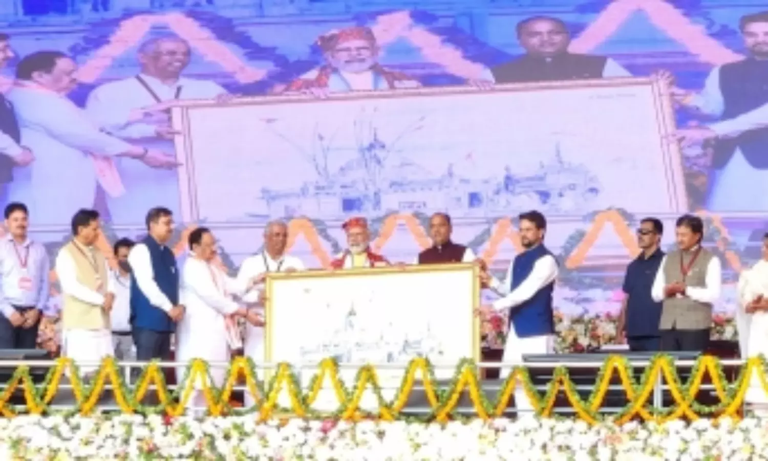 Modi inaugurates, lays stone for project worth Rs 3,650 cr in Himachal ahead of polls
