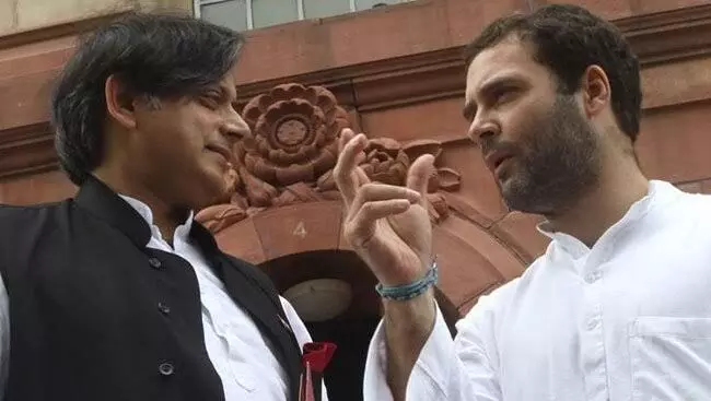 Rahul Gandhi was asked to request me to withdraw from Congress presidential poll, says Tharoor