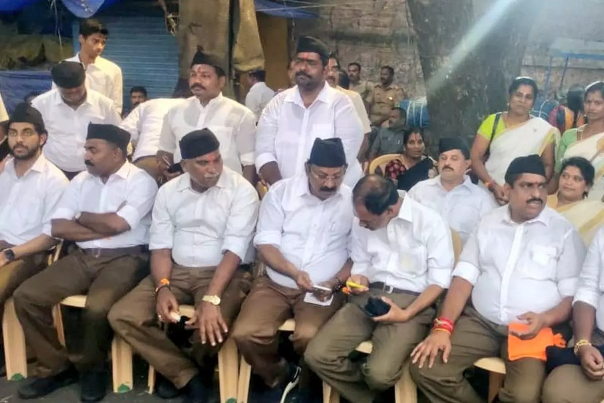 Puducherry BJP Ministers attend Gandhi Jayanthi in RSS uniform, critics call out