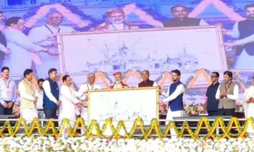 Modi inaugurates, lays stone for project worth Rs 3,650 cr in Himachal ahead of polls