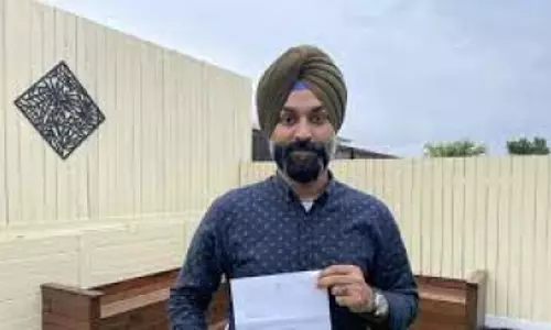 Distinguished Australian award given to a Sikh man for courageous act