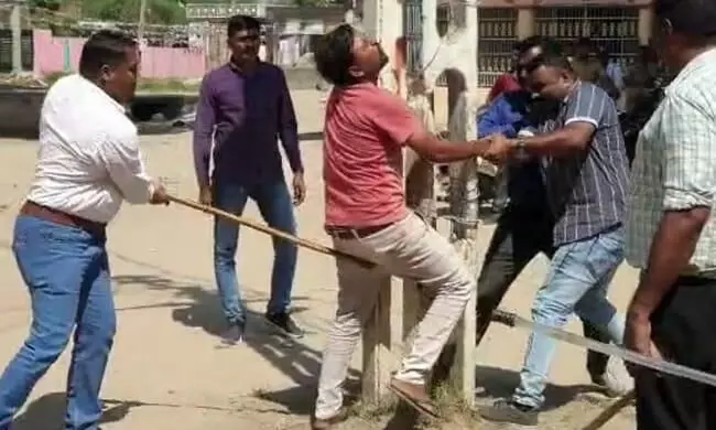 Muslim men tied to pole and beaten: SC pulls up Guj police officers