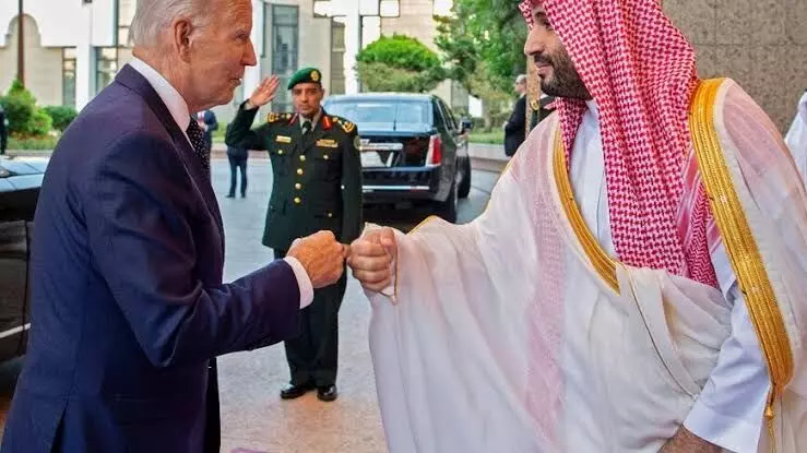 Biden reviewing ties with Saudi Arabia amid anger over oil cuts