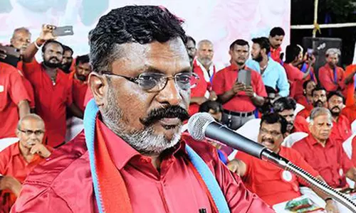 Hundreds of people belonging to different politics join hands against RSS in Chennai