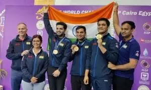 ISSF shooting championships: Indian men win 5th gold