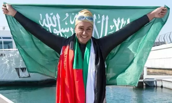Mariam Bin Laden becomes first woman to swim across Red Sea to Egypt