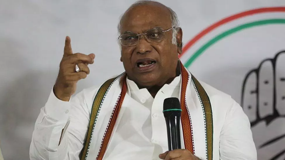 Making one person a god is an autocracy, not democracy: Mallikarjun Kharge