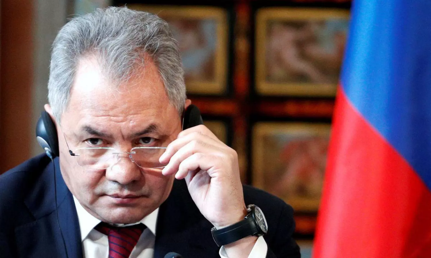 Russian defence minister Sergei Shoigu makes first public appearance since revolt demanding his ouster