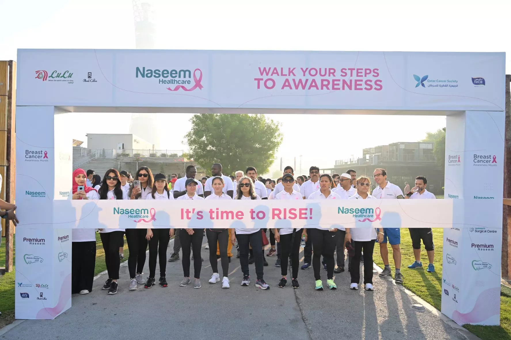 Naseem Healthcares Walkathon on breast cancer awareness