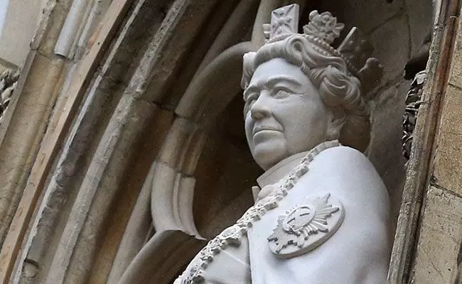 First statue of Queen Elizabeth after her death unveiled by King Charles III