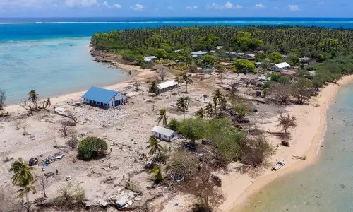 7.3 magnitude earthquake near Tonga, Tsunami warning issued