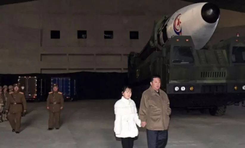 Hand in hand; Kim Jong Uns daughter makes her first public appearance