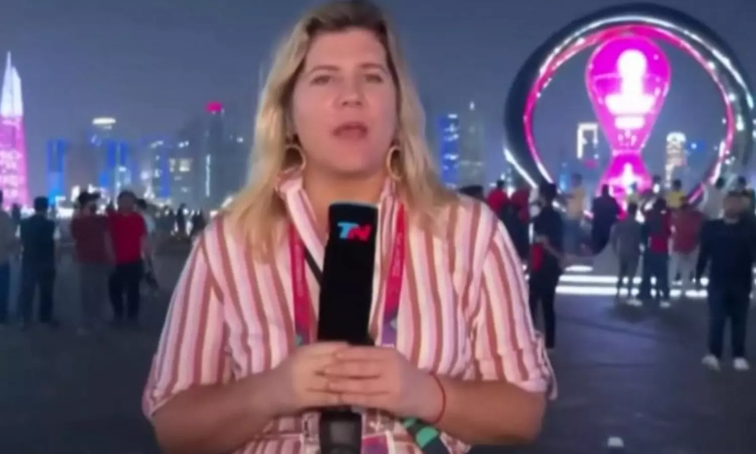 Qatar World Cup: TV reporter robbed, Shocked by cops question