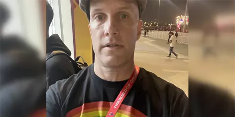 Qatar World Cup: US journalist asked to take off rainbow shirt at venue