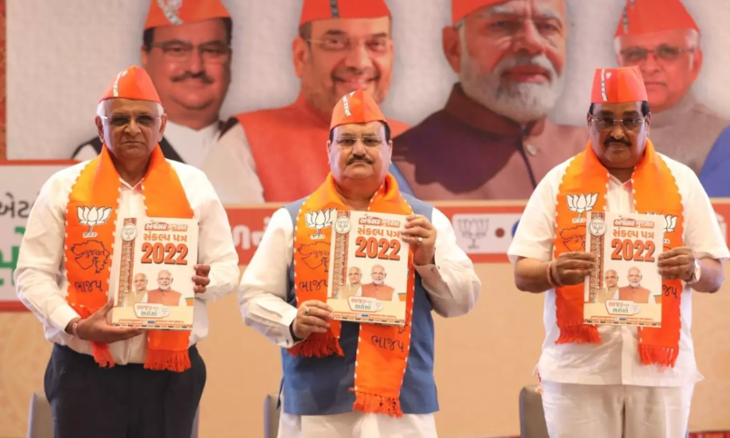 BJP promises Gujarat anti-radicalisation cells, Uniform Civil Code, 20 lakhs job