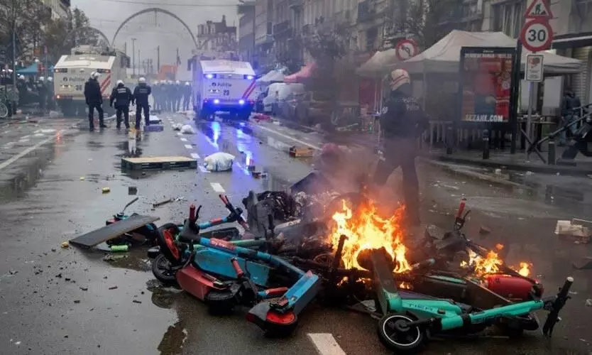 FIFA WC: fans riot in Brussels after Belgium lost to Morocco