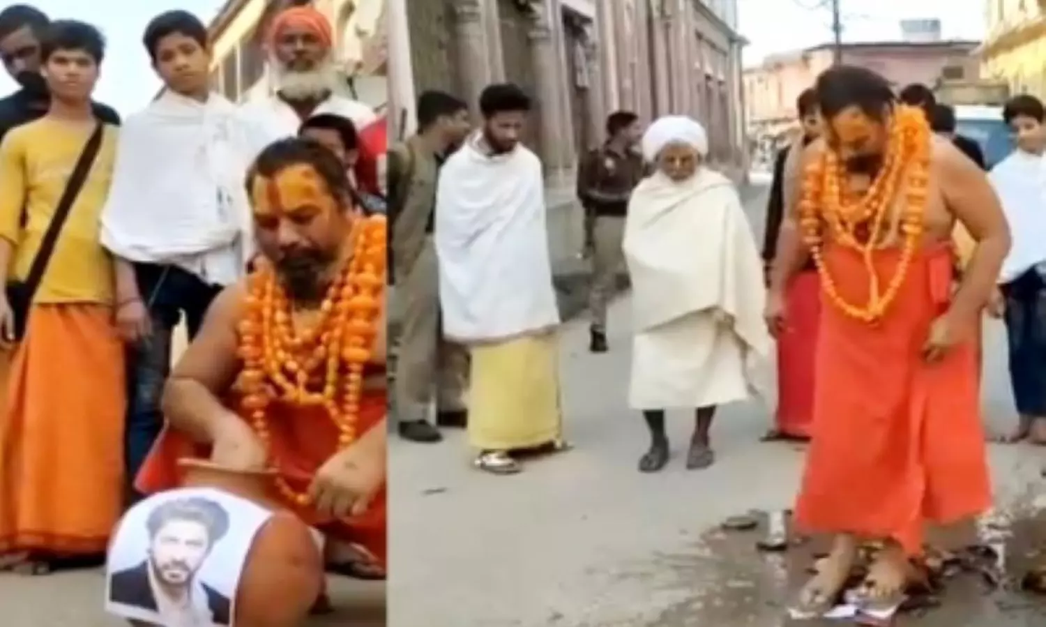 Ayodhya monk performs symbolic mourning ritual of Shah Rukh Khan
