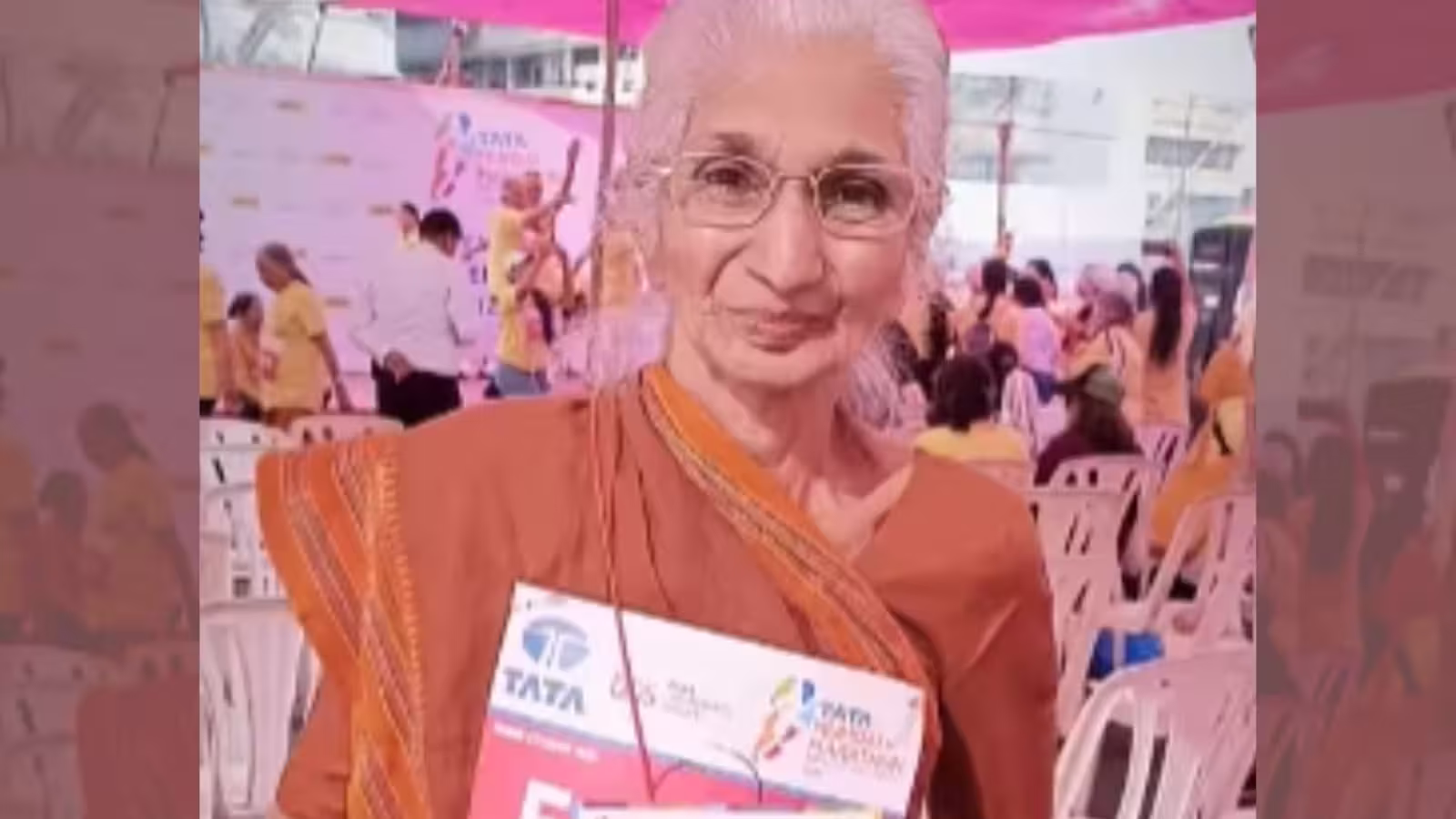 80-year-old woman runs Marathon in saree, netizens call it fitness goals