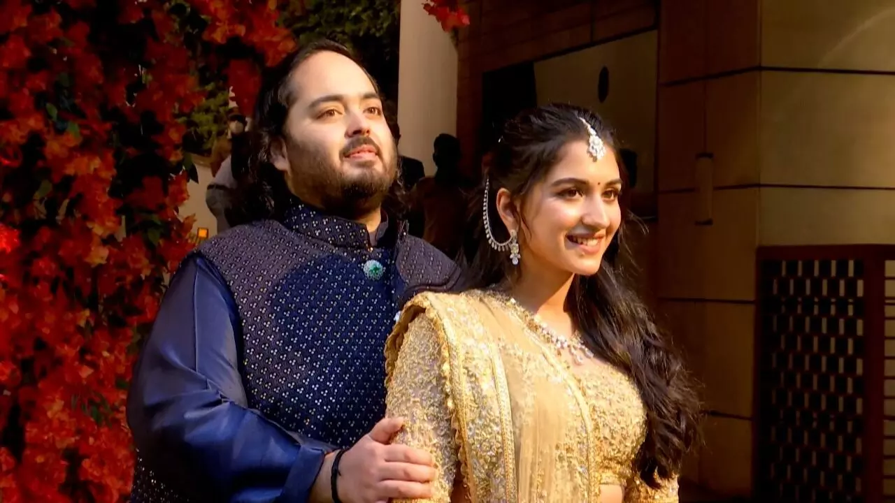 Anant & Radhika get engaged amidst traditional ceremonies