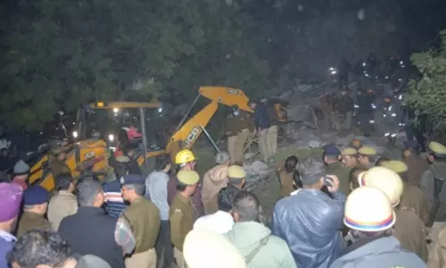 Building collapse in Lucknow: 12 rescued; 4 feared trapped