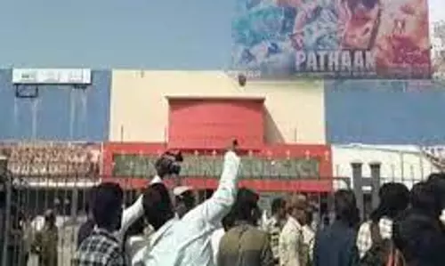 Hindu activists attack theatres to stall screening Pathaan in Karnataka