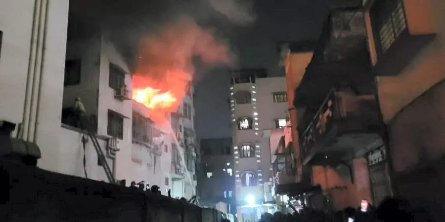 Massive fire claims lives of 14 in multi-storey building in Jharkhand