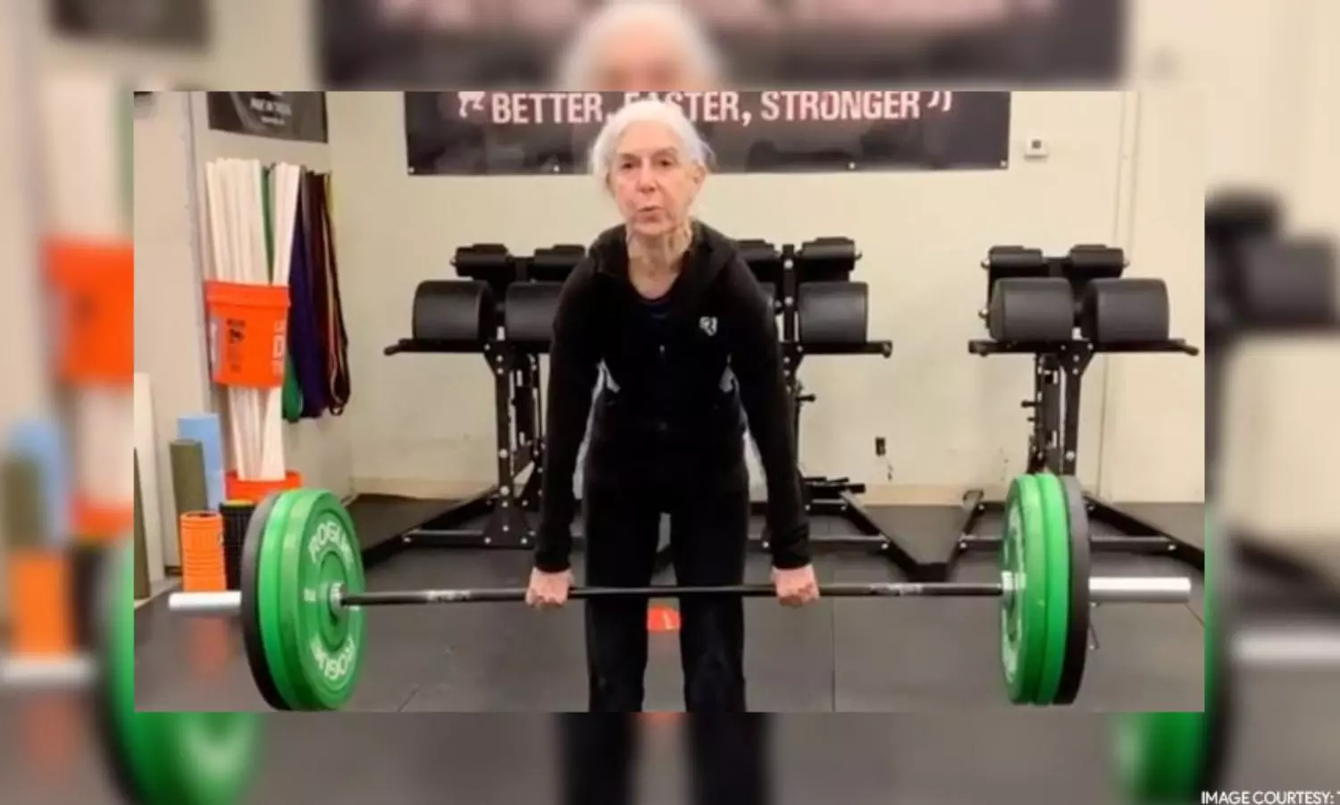 75-year-old woman wows internet with her rigorous workouts