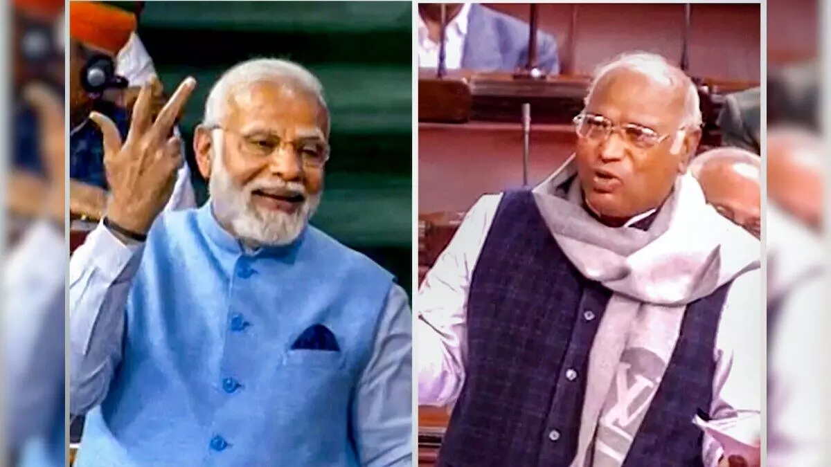 Congress chief Mallikarjun Kharge slammed for Louis Vuitton scarf in Parliament