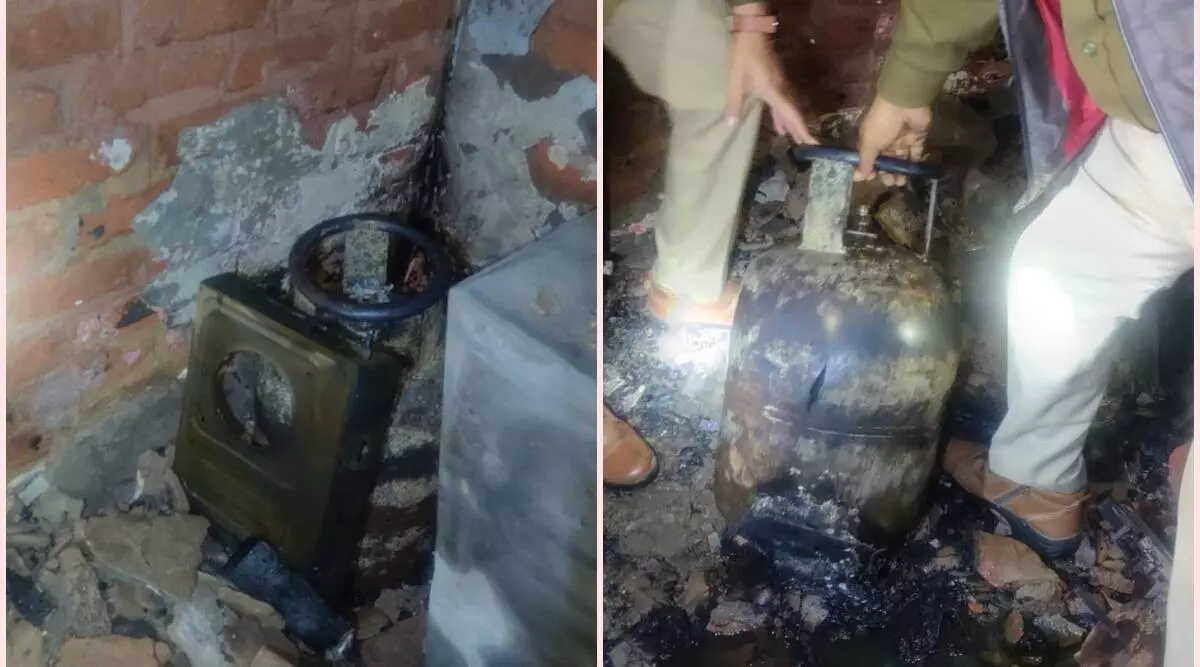Cylinder explosion leaves two children dead in Noida Cylinder explosion leaves two children dead in Noida