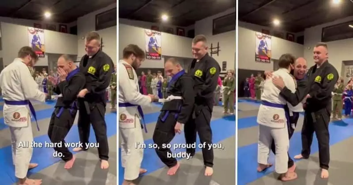Man with cerebral palsy earns stripe in martial arts, melts hearts online Man with cerebral palsy earns stripe in martial arts, melts hearts online
