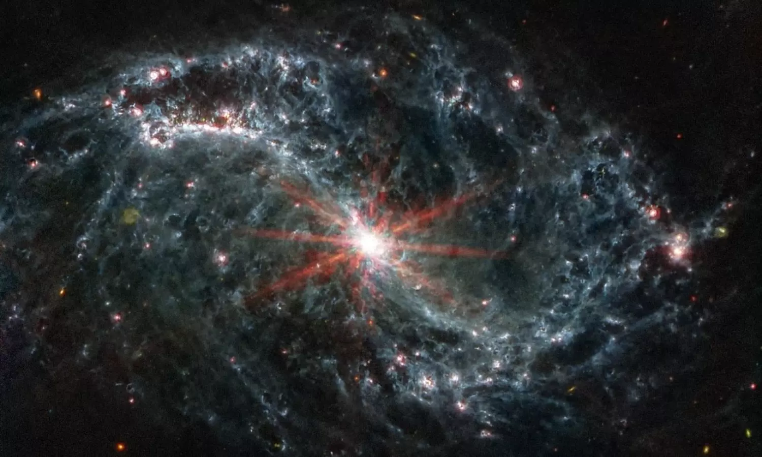 James Webb- pics show network of gas, dust in nearby galaxies