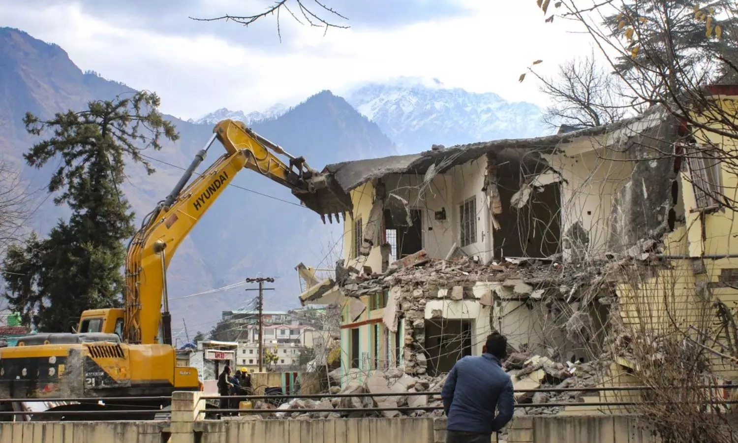 Two more unsafe hotels razed down in land-sinking Joshimath