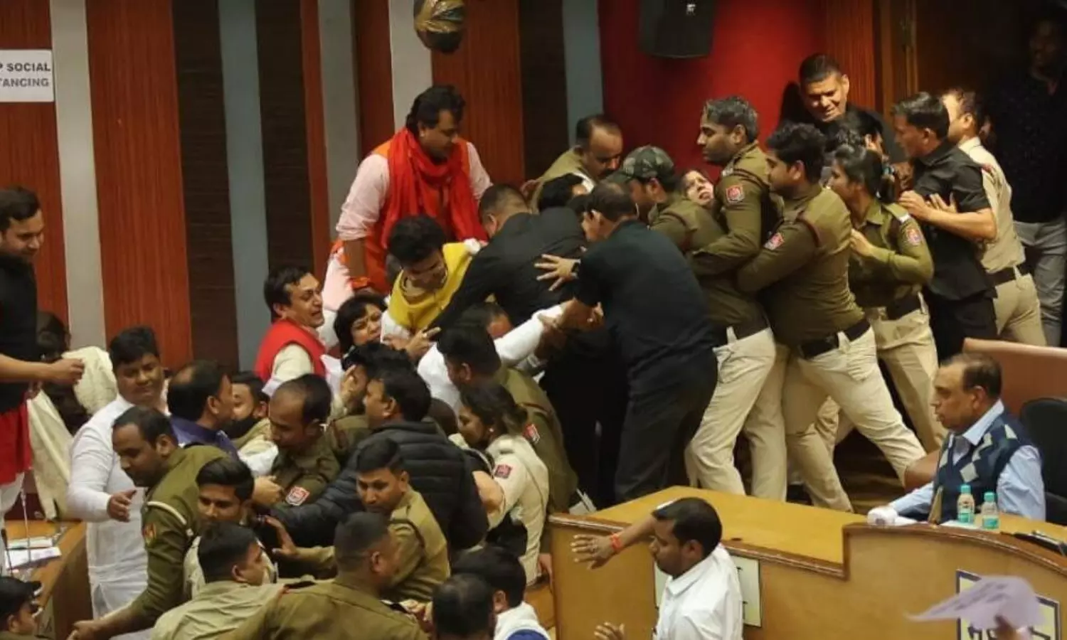 Chaos, fistfights, punches make another day in MCD house
