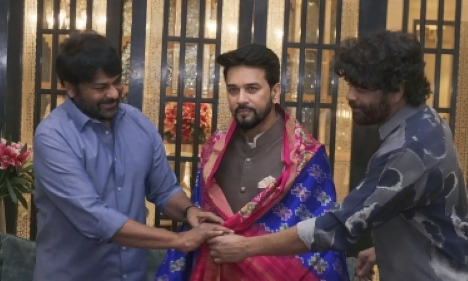 Anurag Thakur meets Chiranjeevi, Nagarjuna; discusses Indian film industry
