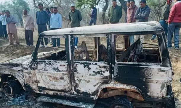 Rajasthan govt announces Rs 5L each to Muslim men burned in car