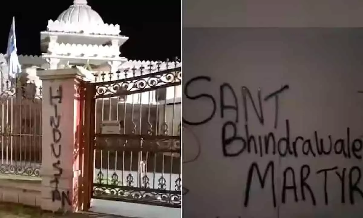 Pro-Khalistanis vandalise Hindu temple in Australia