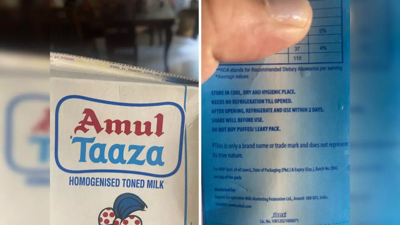 Disclaimer on Amuls ‘Taaza’ carton leaves Twitter in splits