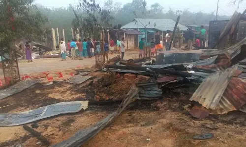 The fire in Tripura should be extinguished