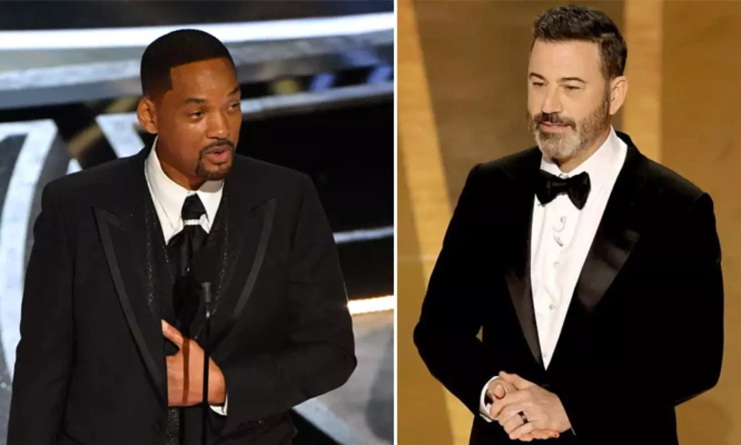 A lot of Jimmy Kimmels Will Smith jokes were removed from Oscars evening