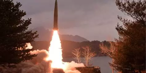 North Korea fires missiles before Japan and South Korea meet